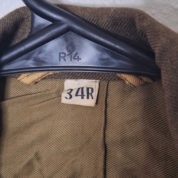 Vintage wool military jacket - Picture 3 of 8